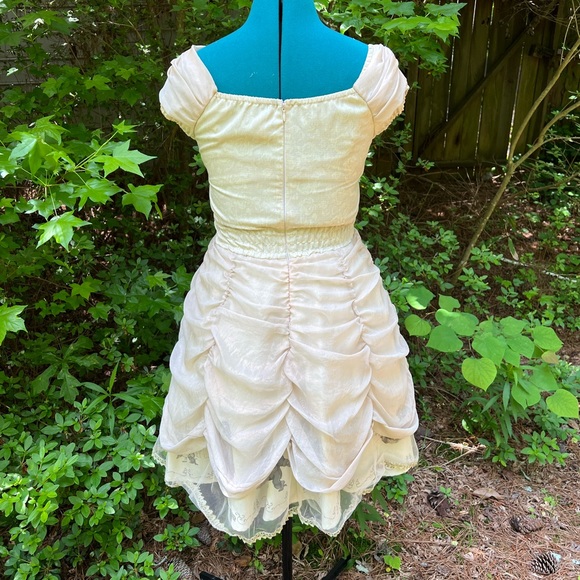 Secret Honey Disney Belle Yellow dress Dance Beauty and the Beast Cosplay Tagged - Picture 7 of 14